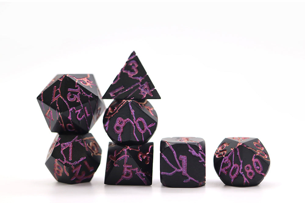 IceForge Dice Canada - Veinshatter – Metal Dice Set
