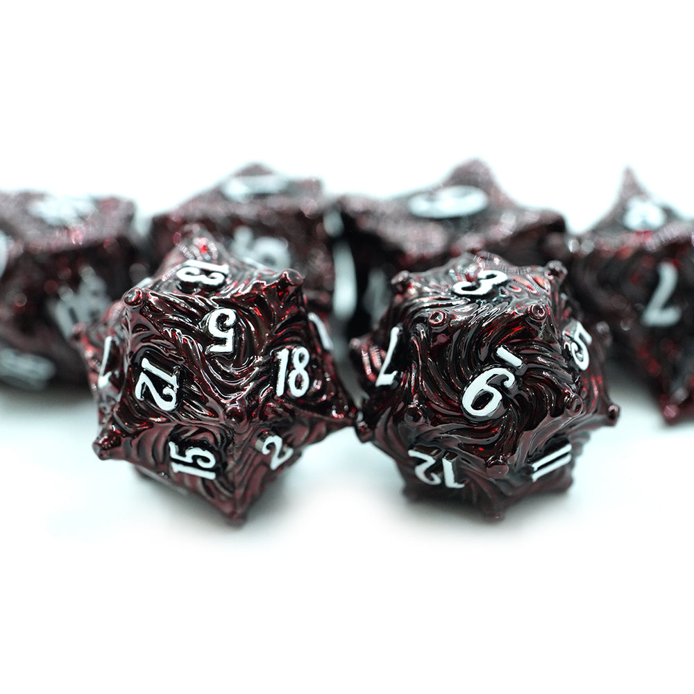 IceForge Dice Canada - Vampiric Maelstrom – Metal Dice Set