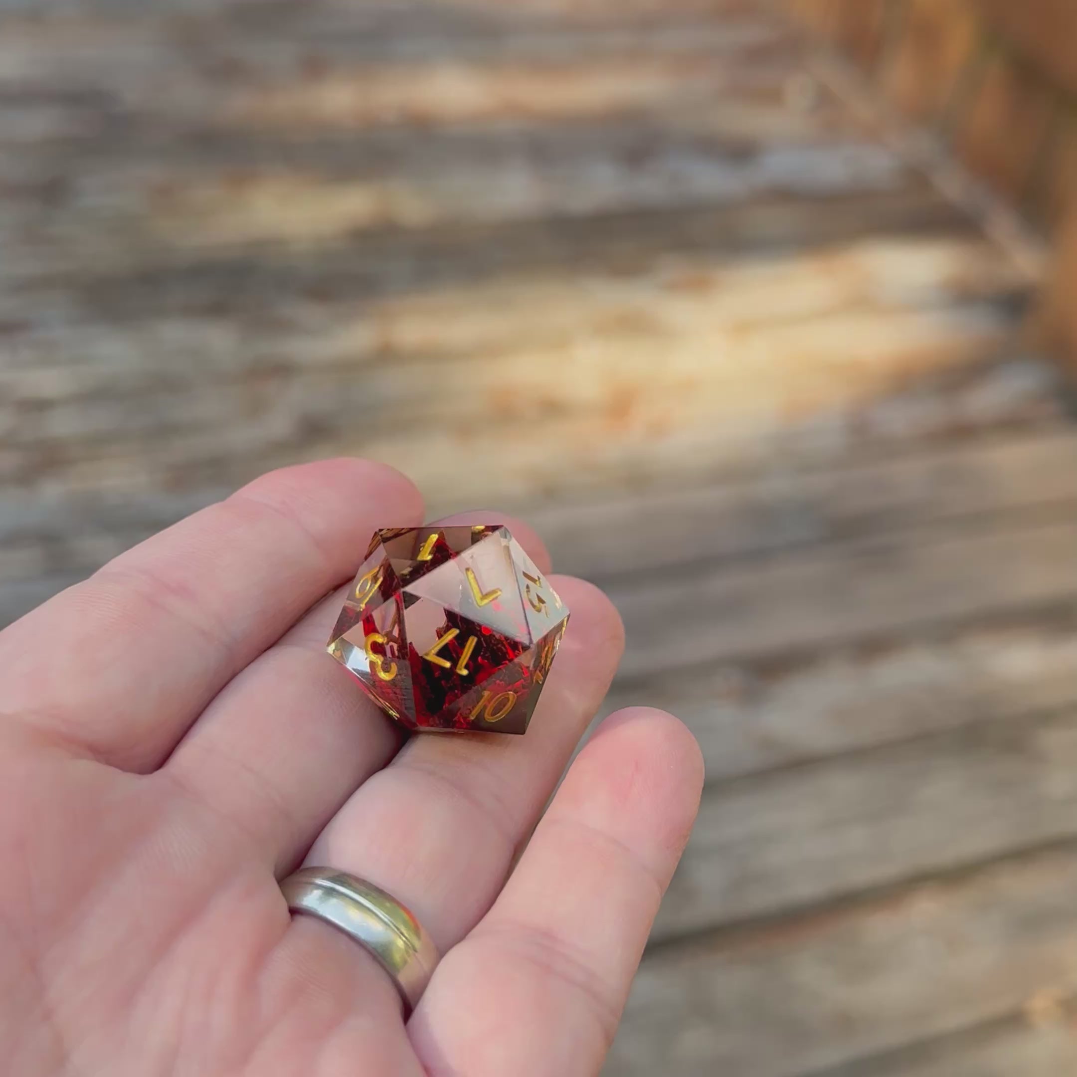 Infernal Spire – Elemental Core Dice Set