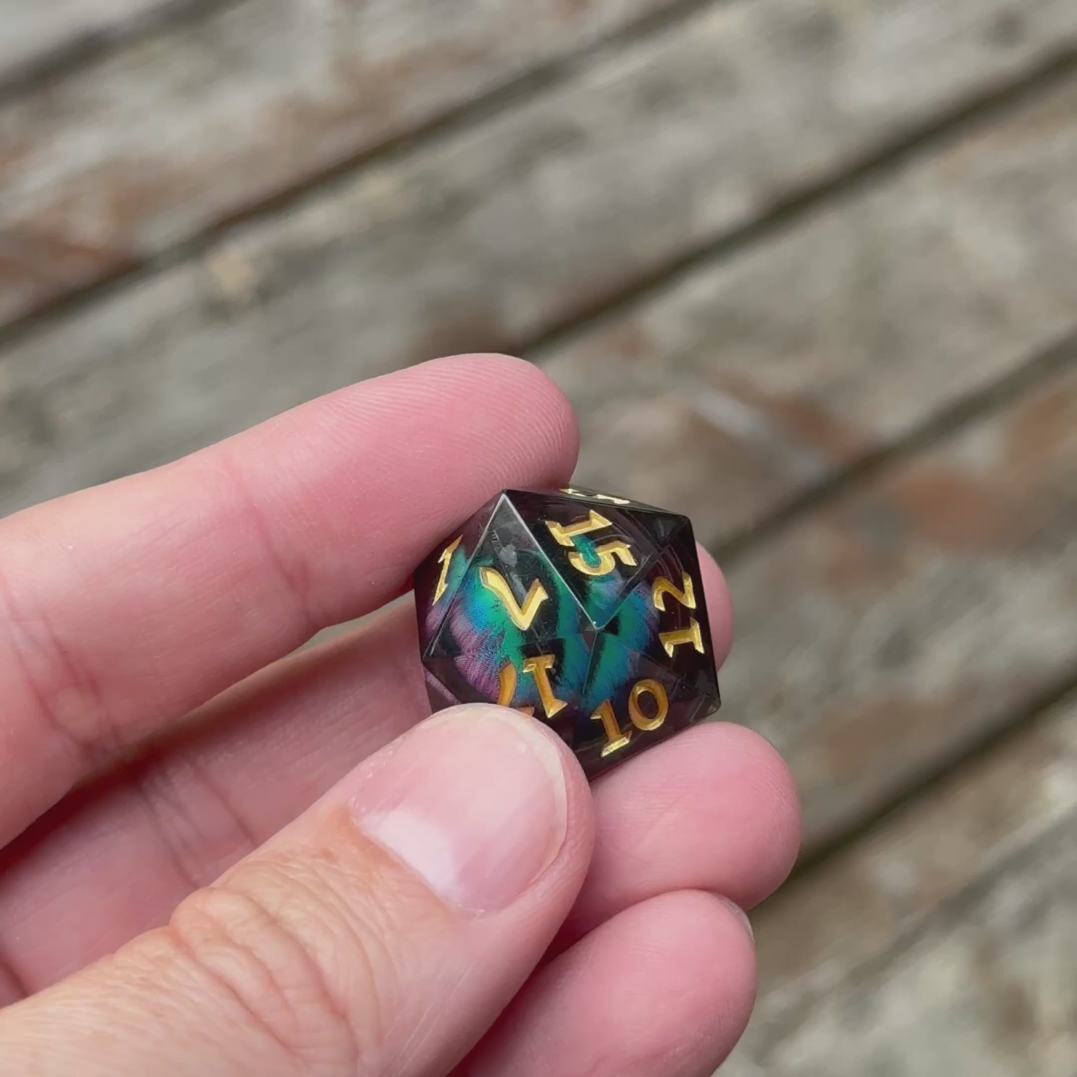 Regal Plume – Liquid Core Dice Set