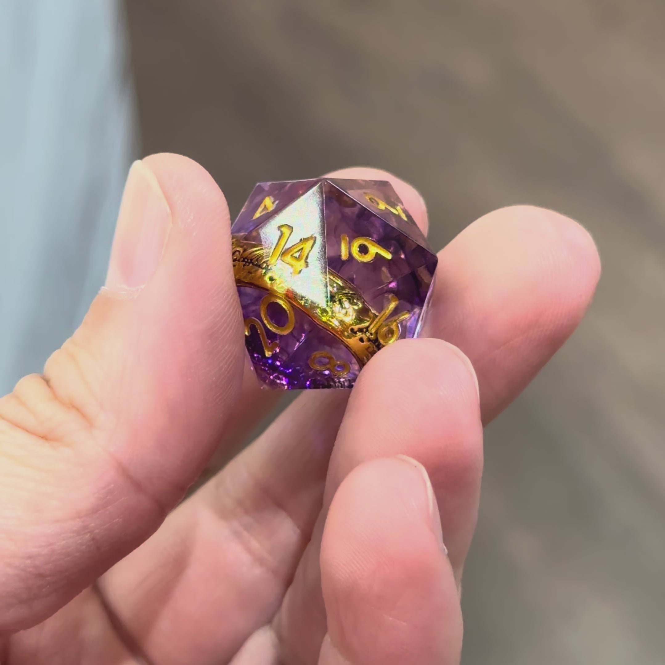 Ring of Shadows – Floating Ring Dice Set