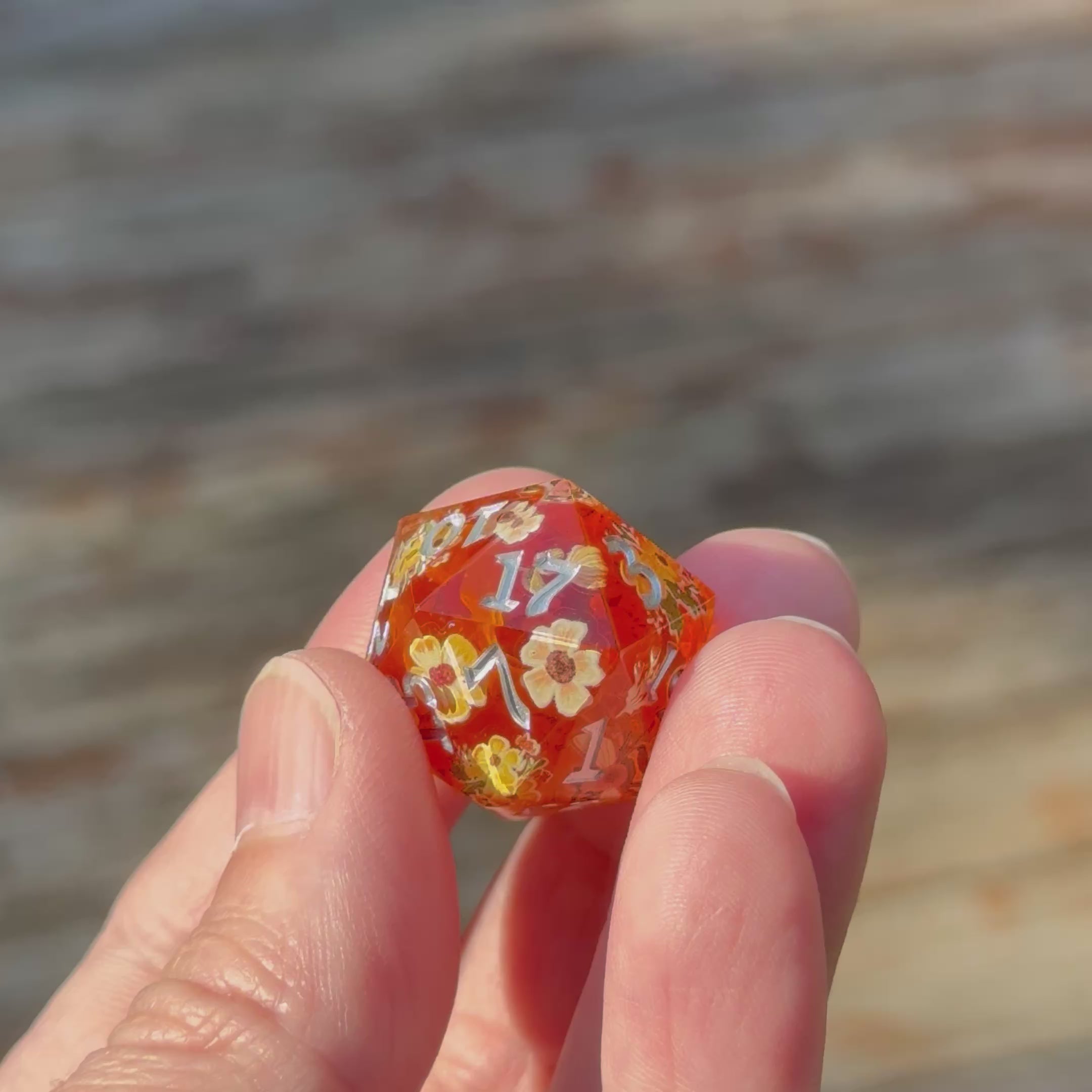 Sunpetal Bloom – Dice Set