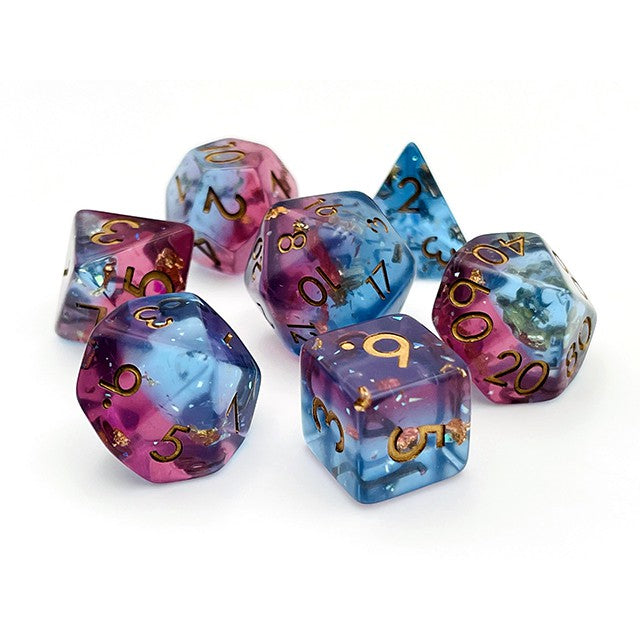 IceForge Dice Canada - Twilight Nexus – 35g Premium Resin Dice Set