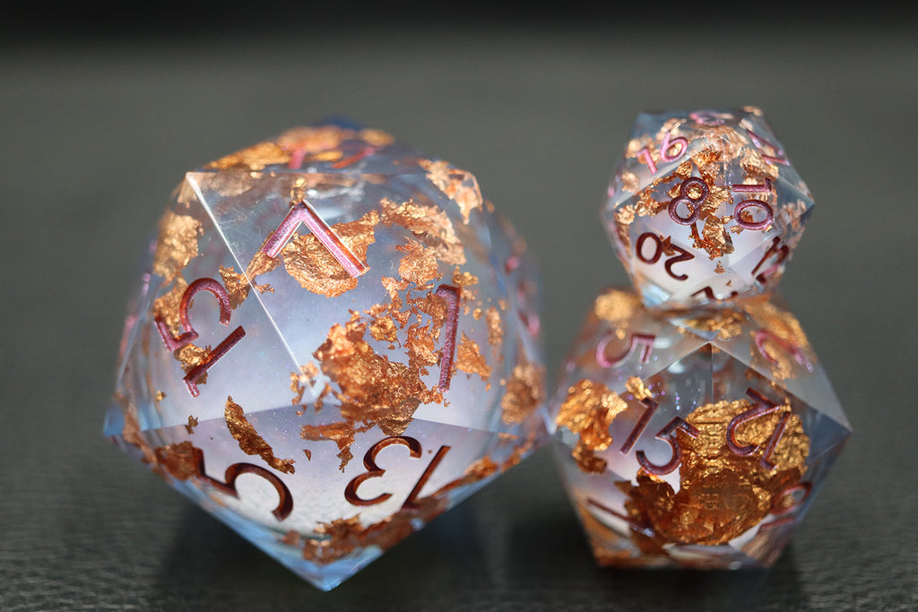 IceForge Dice Canada - Ember Frost Colossus – Jumbo D20 (33mm & 50mm)