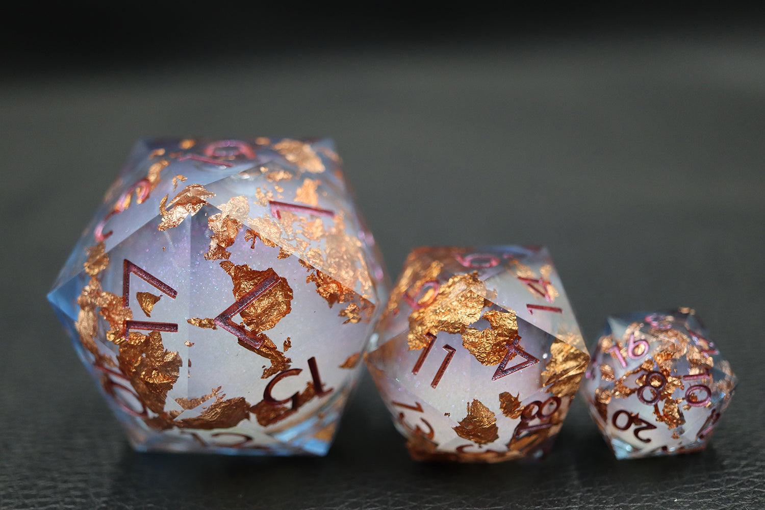 IceForge Dice Canada - Ember Frost Colossus – Jumbo D20 (33mm & 50mm)