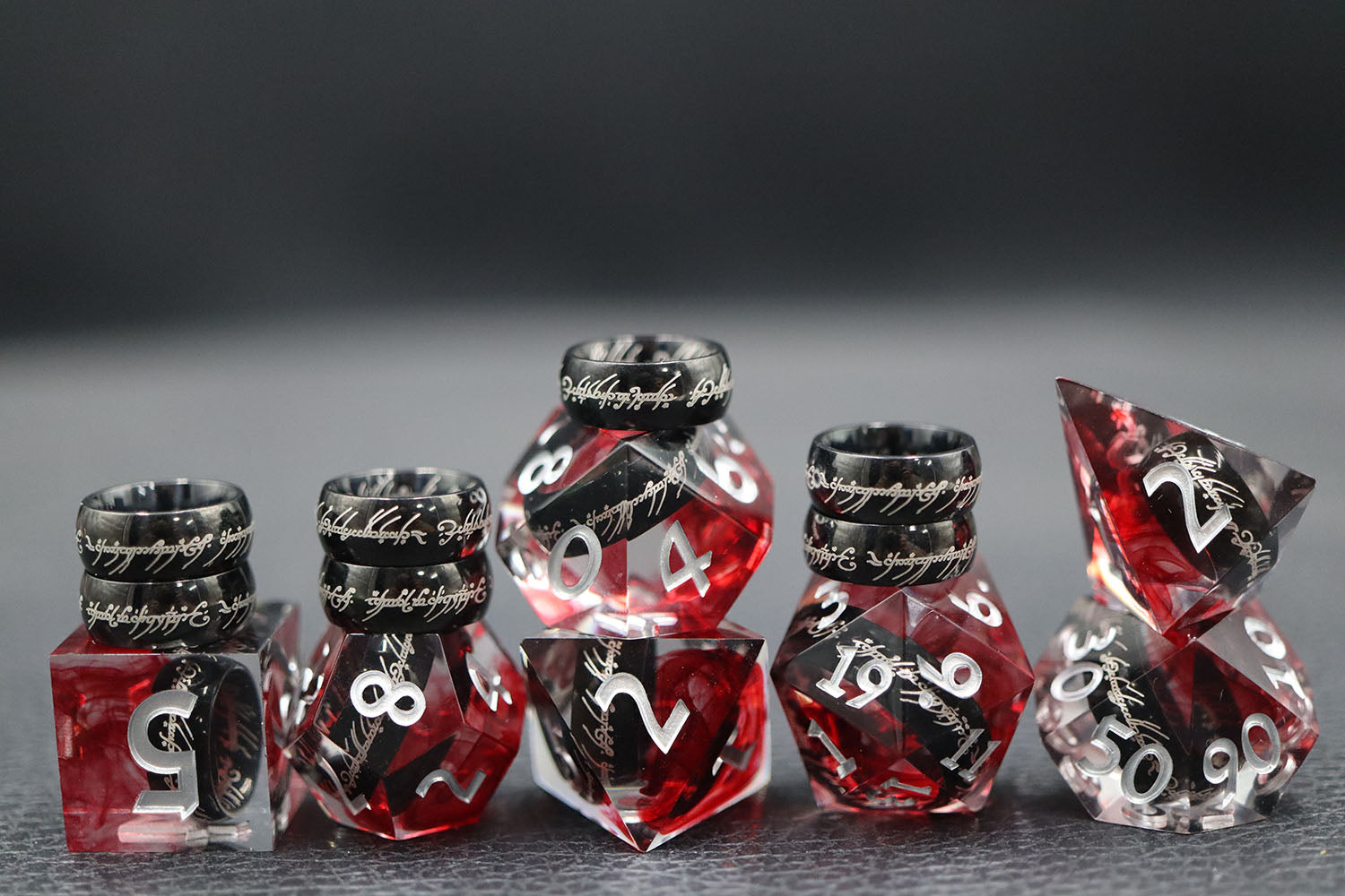 IceForge Dice Canada - Ring of Bloodscript – Dice Set