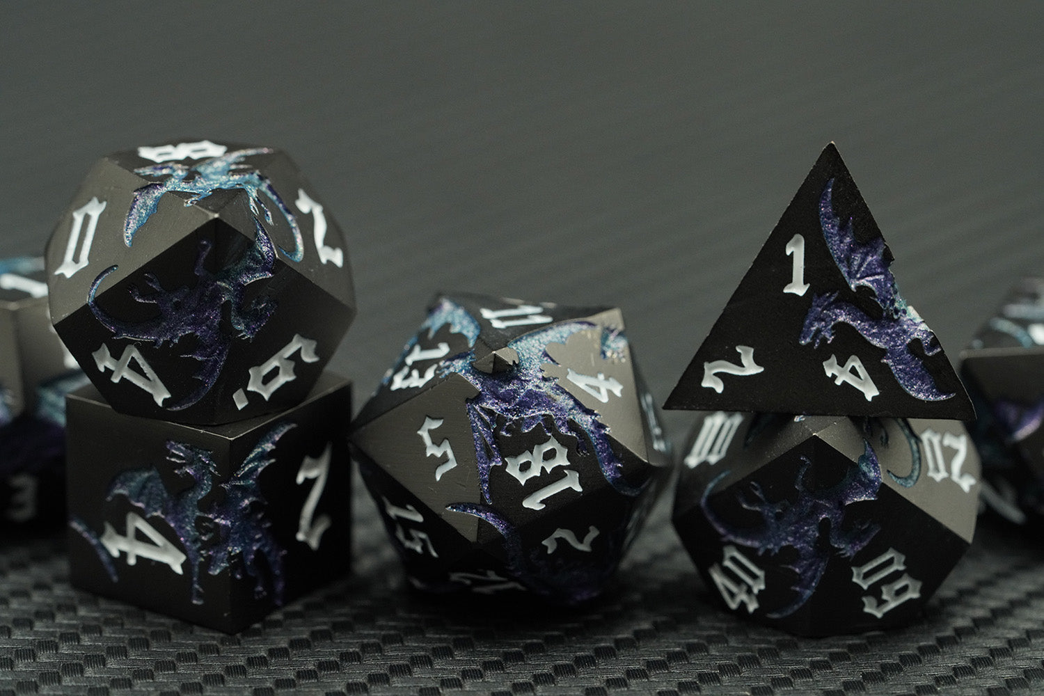 IceForge Dice Canada - Nightflare Sigil – Metal Dice Set