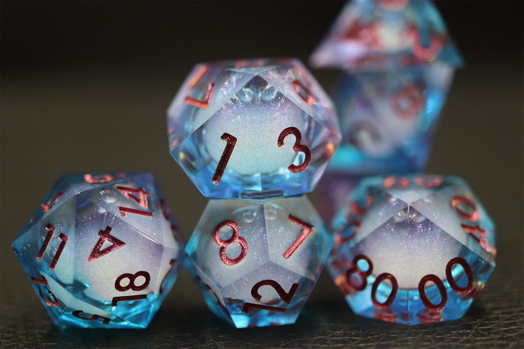 IceForge Dice Canada - Siren’s Pearl – Liquid Core Dice Set