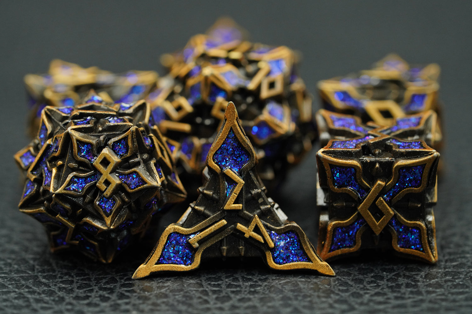 IceForge Dice Canada - Arcane Eclipse – Metal Dice Set