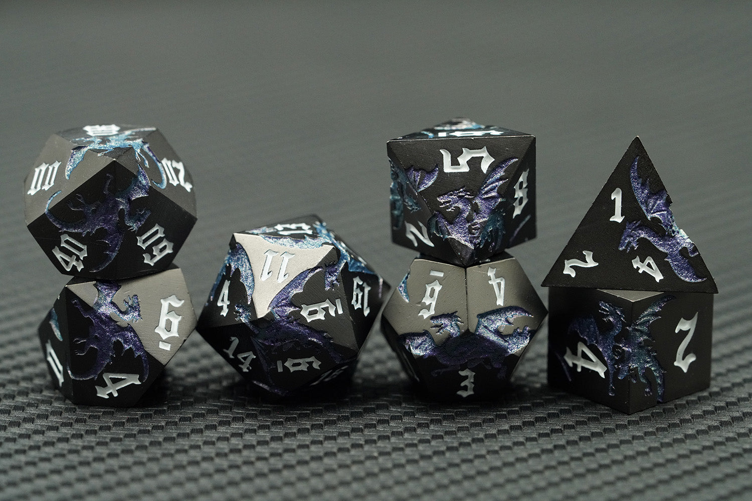 IceForge Dice Canada - Nightflare Sigil – Metal Dice Set