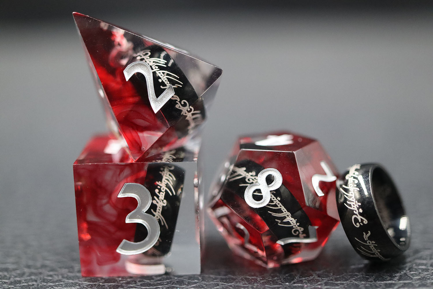 IceForge Dice Canada - Ring of Bloodscript – Dice Set