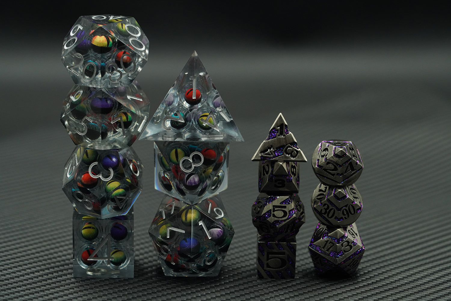 IceForge Dice Canada - Eldersight Convergence – Jumbo Multi-Eye Dice Set (33mm)