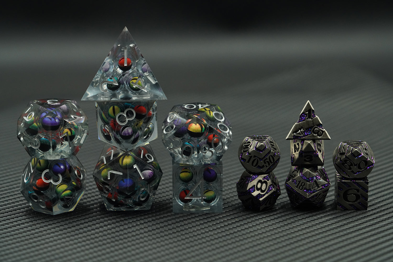 IceForge Dice Canada - Eldersight Convergence – Jumbo Multi-Eye Dice Set (33mm)
