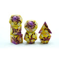 IceForge Dice Canada - Sunfire Wyrm - Metal Dice Set
