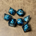 Ensemble de dés à noyau liquide Frostbound Dragon's Gaze