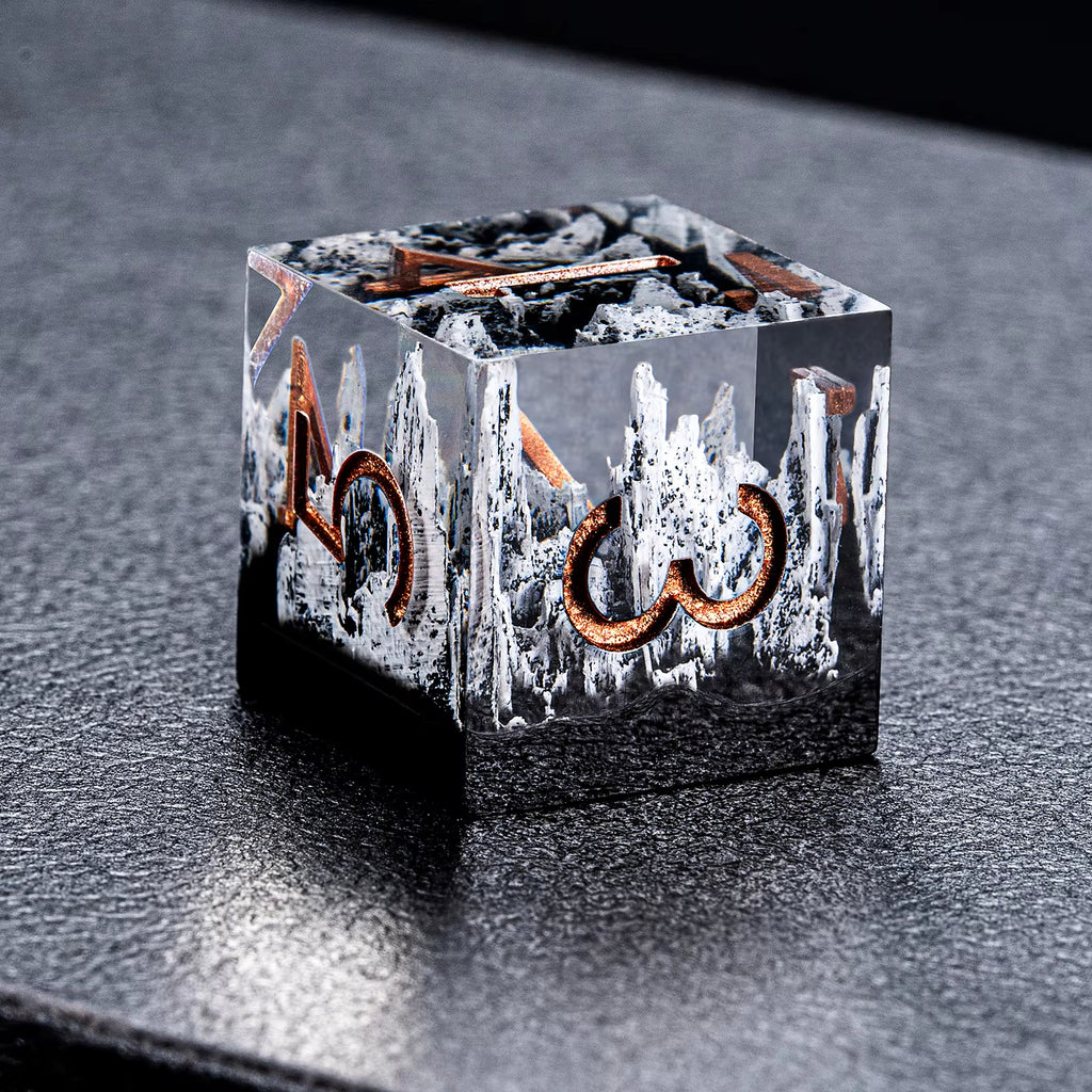 IceForge Dice Canada - Frostspire - Elemental Core Dice Set