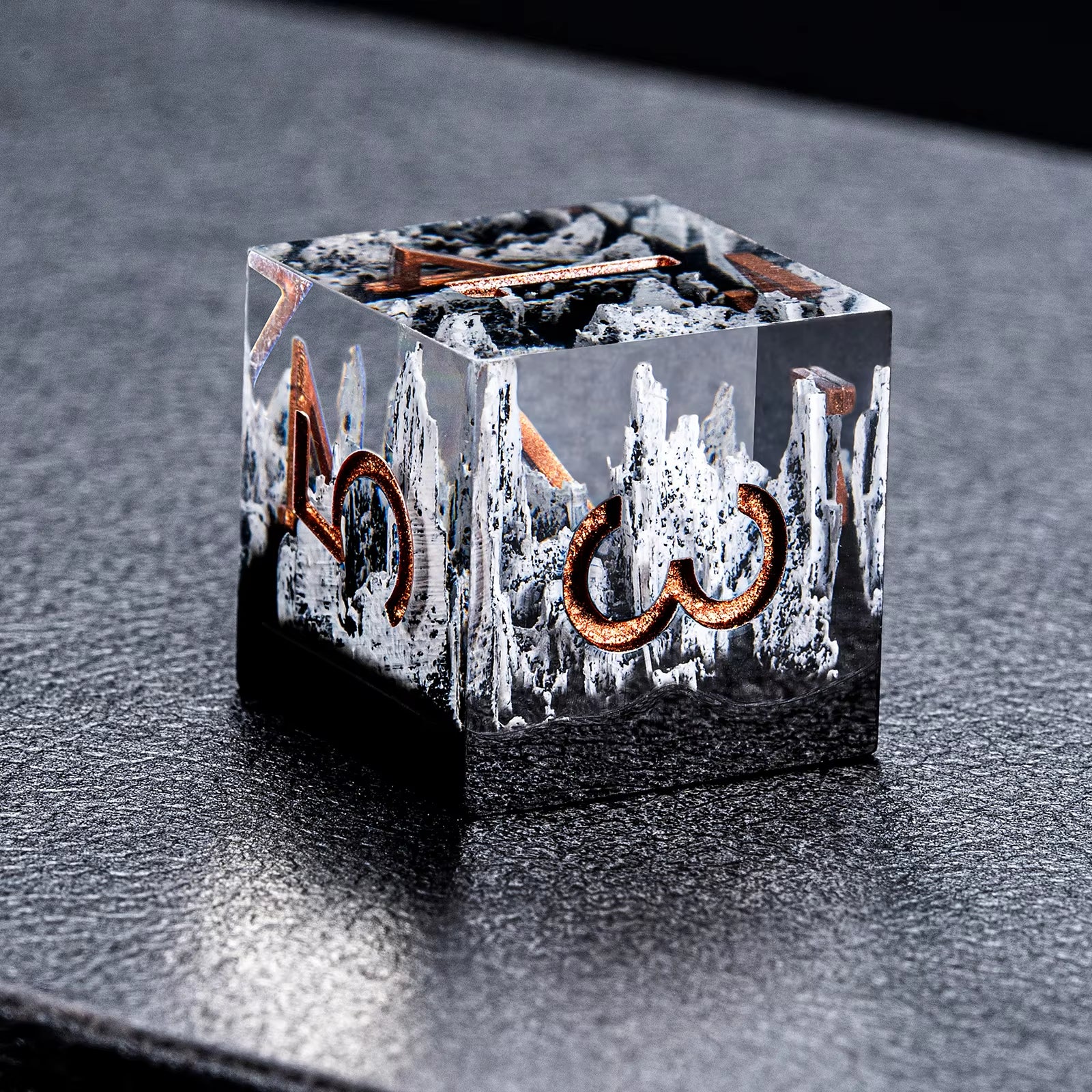 IceForge Dice Canada - Frostspire - Elemental Core Dice Set