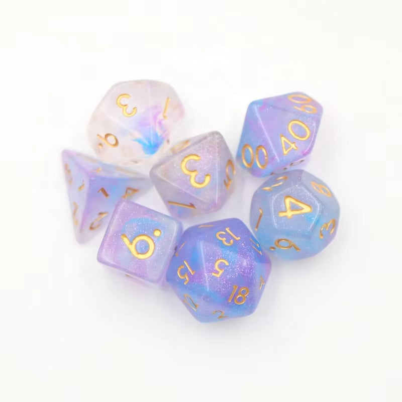 IceForge Dice Canada - Dawnwhisper – 35g Premium Resin Dice Set