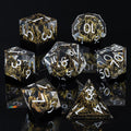IceForge Dice Canada - Ember Spire – Elemental Core Dice Set