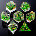 IceForge Dice Canada - Verdant Spire – Sharp Edge Resin Dice Set
