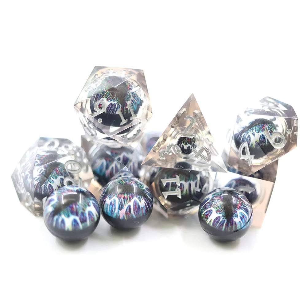 IceForge Dice Canada - Prism Dragon's Gaze - Liquid Core Dice Set