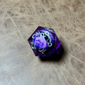Regard de dragon améthyste Jumbo D20 (33 mm)