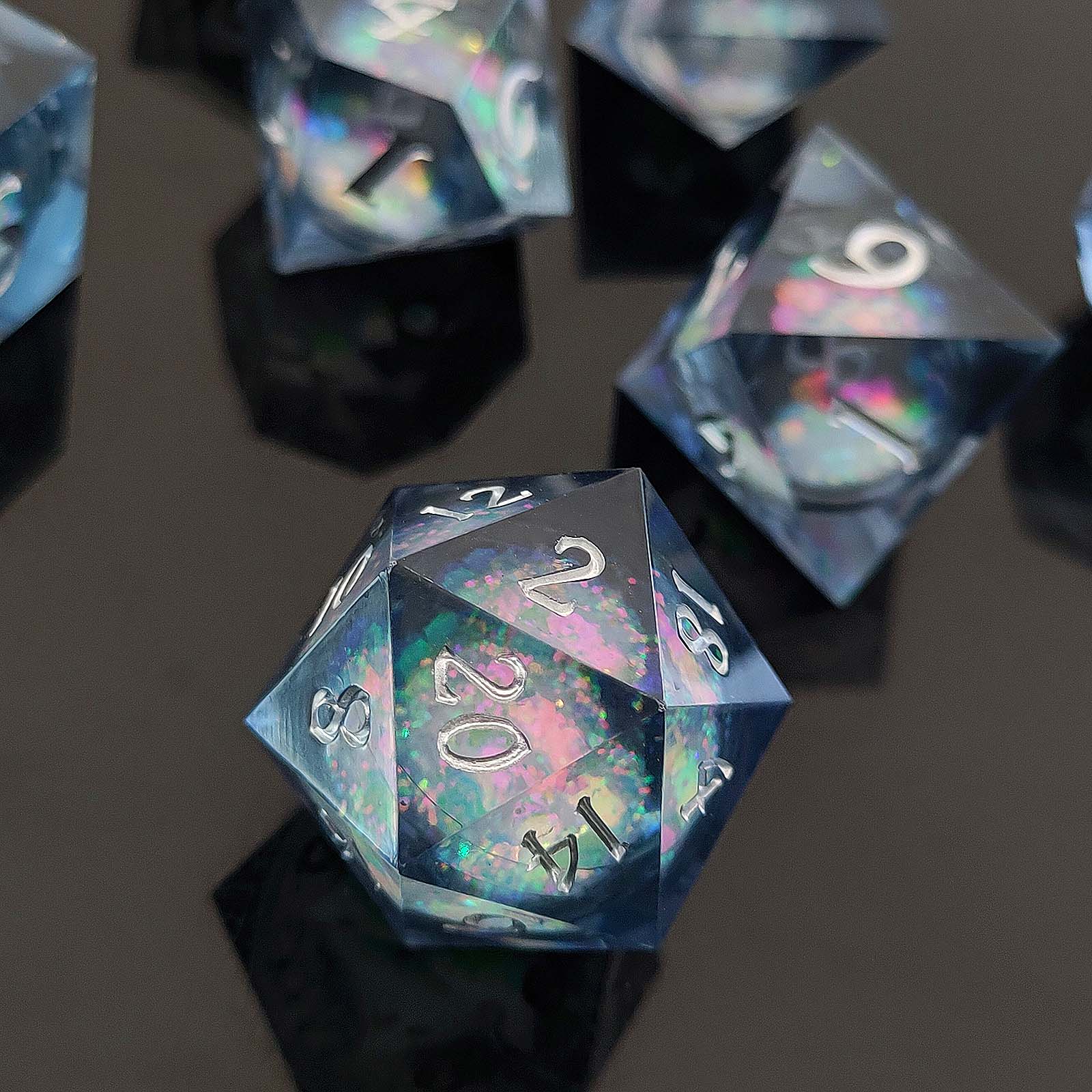 IceForge Dice Canada - Astryx Veil - Liquid Core Dice Set