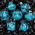 IceForge Dice Canada - Glacier Tide – Liquid Core Dice Set
