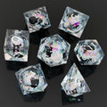 IceForge Dice Canada - Familiar Whiskers – Winterglass - Liquid Core Dice Set