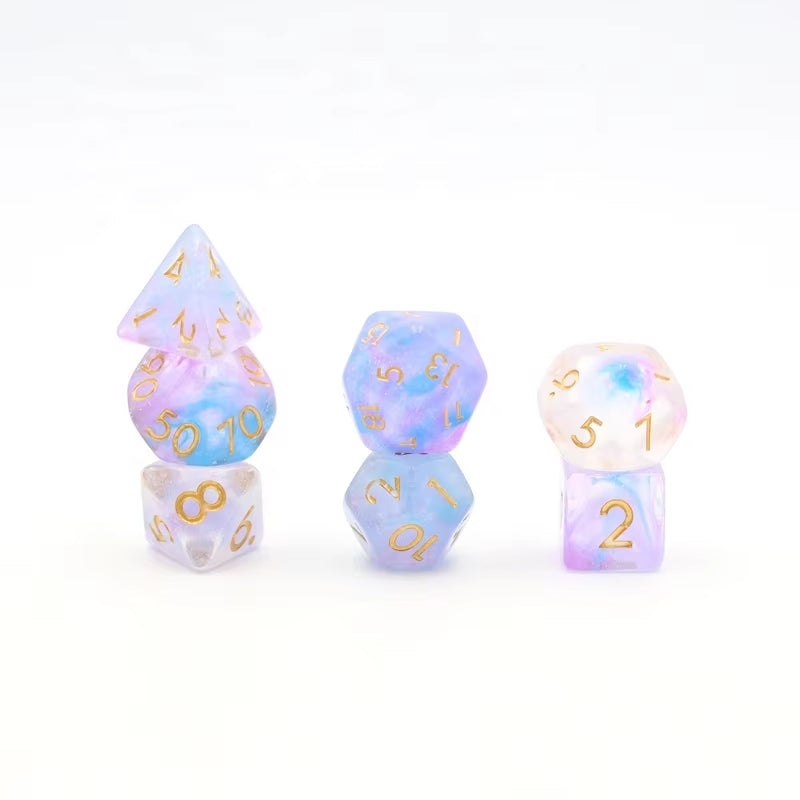 IceForge Dice Canada - Dawnwhisper – 35g Premium Resin Dice Set