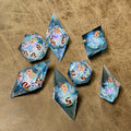 Frostbloom Orb – Crystalspire Liquid Core Dice Set