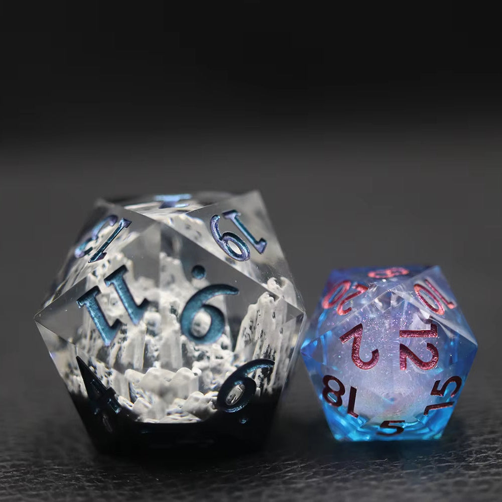 IceForge Dice Canada - Frostspire - Jumbo D20 (33mm)