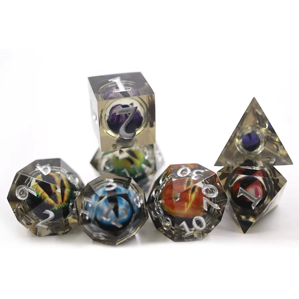 IceForge Dice Canada - Eyes of the Wyrm – Liquid Core Dice Set