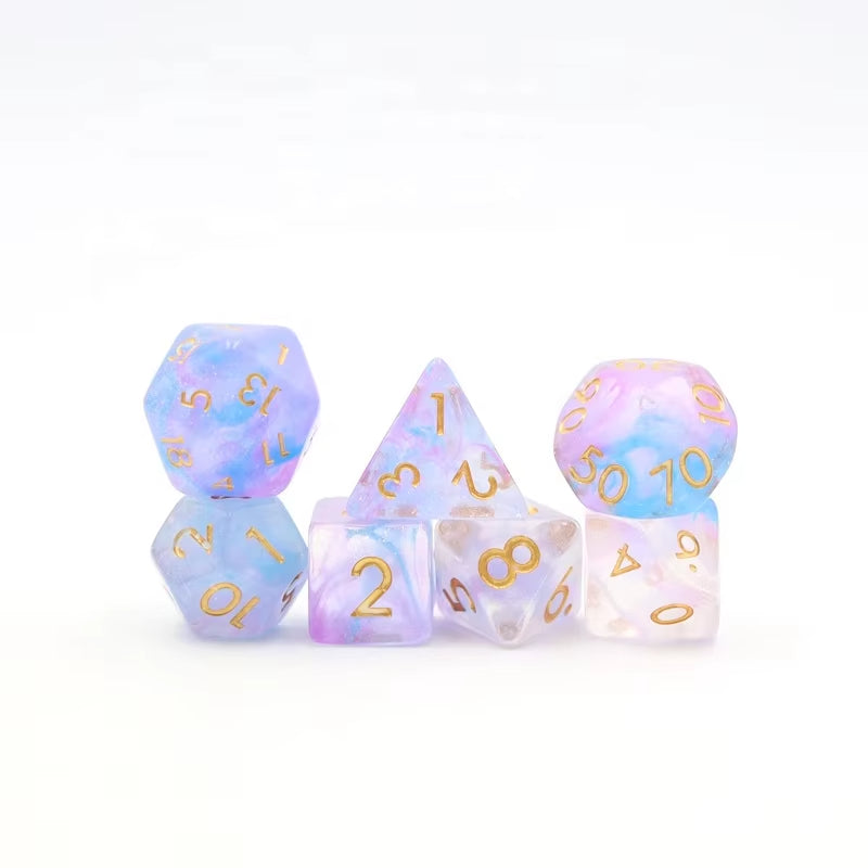 IceForge Dice Canada - Dawnwhisper – 35g Premium Resin Dice Set