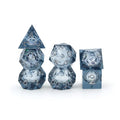 IceForge Dice Canada - Frosted Veil – Liquid Core Dice Set