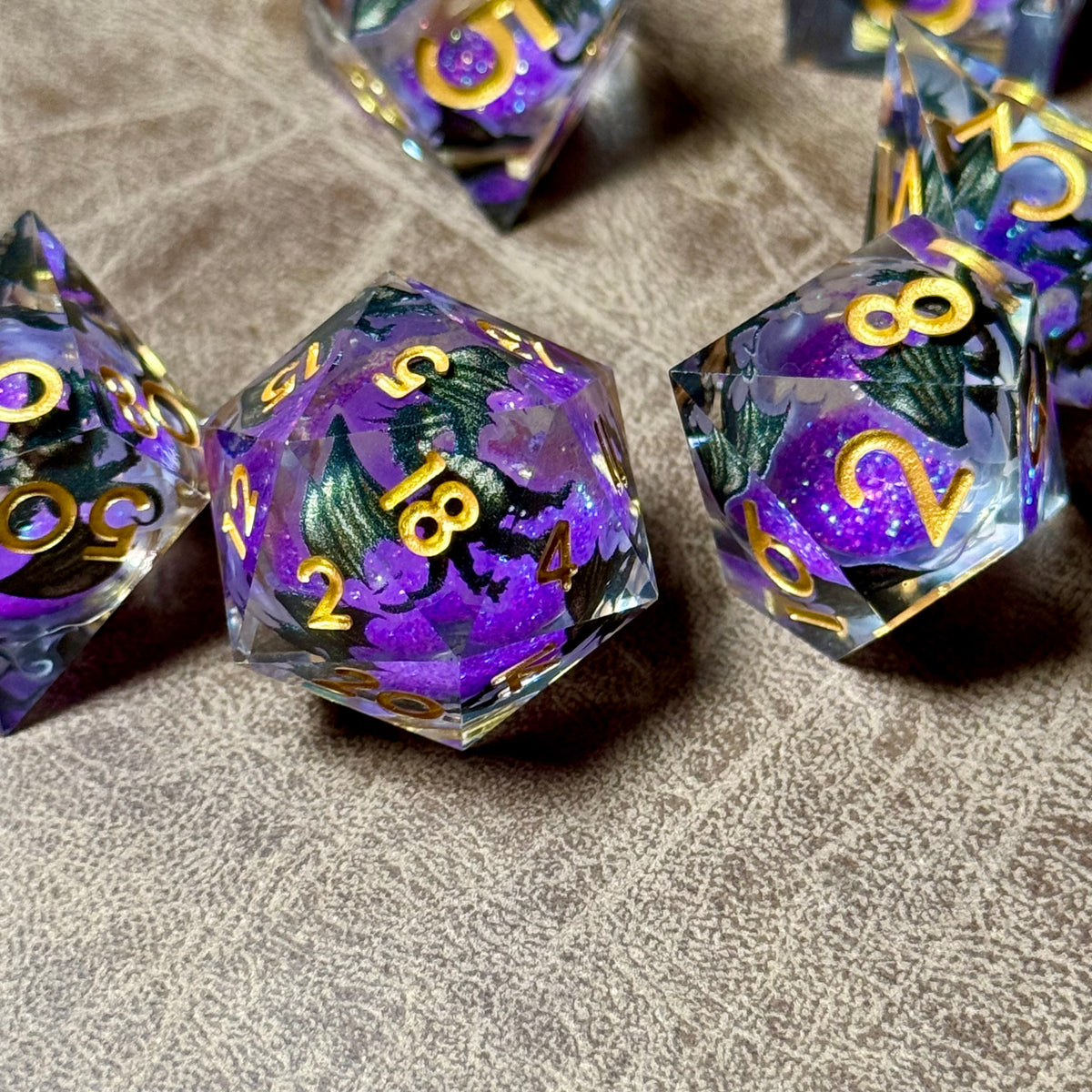 Shadow Wyrm – Liquid Core Dice Set