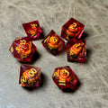 IceForge Dice Canada - Molten Dragon's Gaze – Liquid Core Dice Set