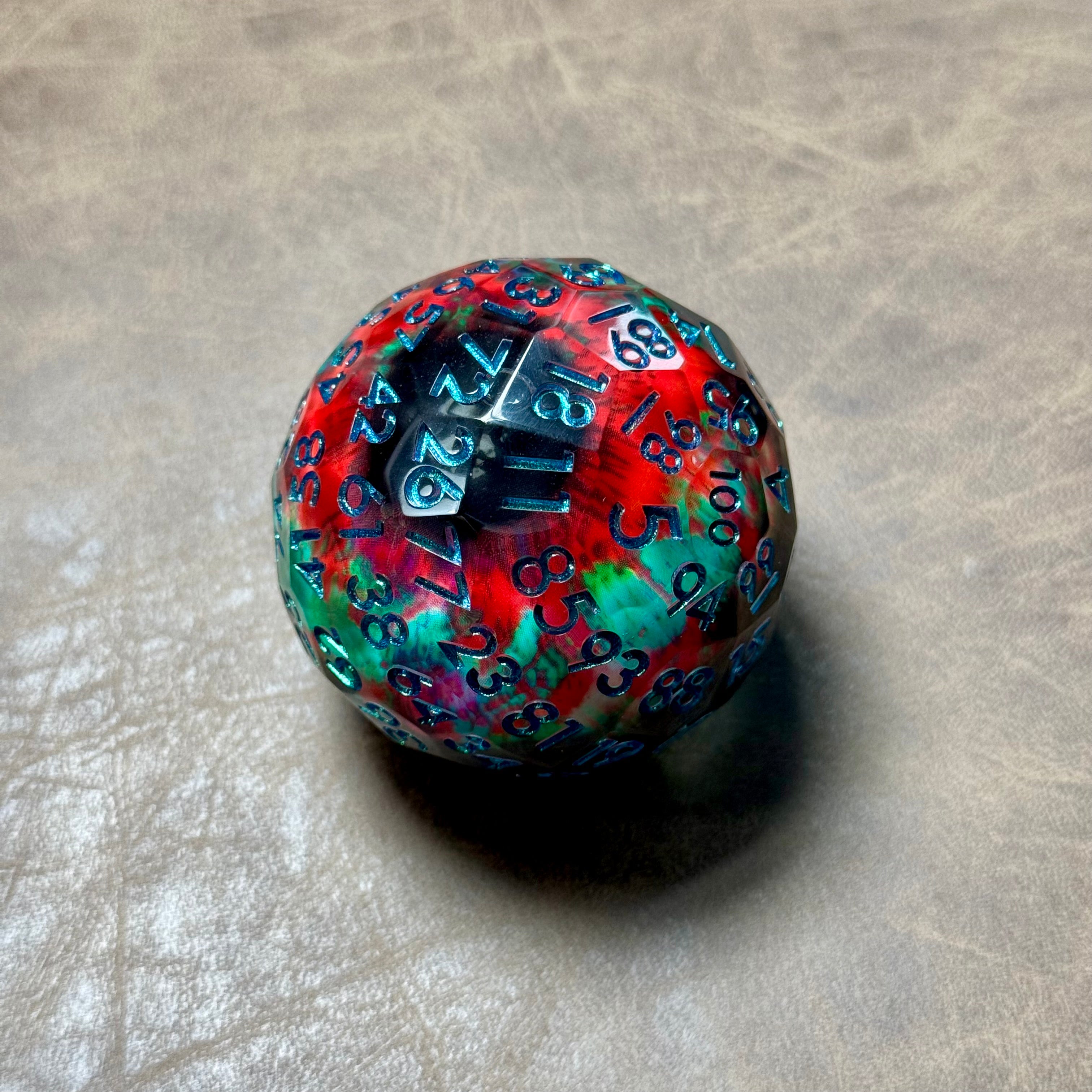 IceForge Dice Canada - Riftgaze D100 – Colossus Die (50mm)