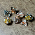 IceForge Dice Canada - Clockwork Dominion – Sharp Edge Resin Dice Set
