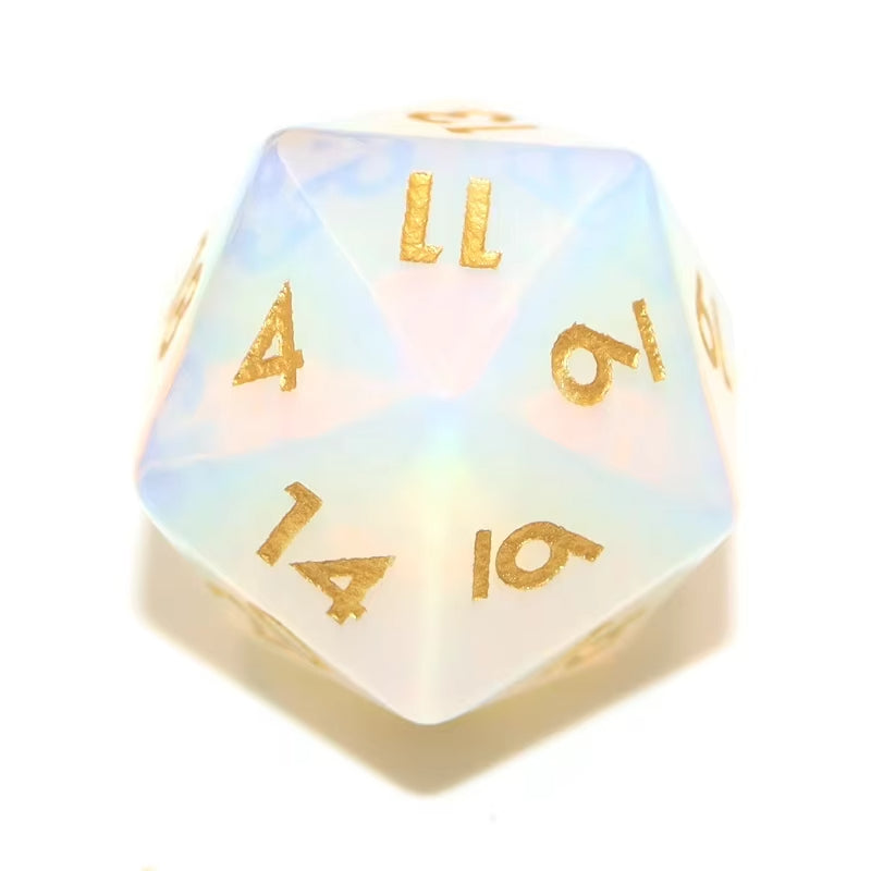 IceForge Dice Canada - Opaline Radiance - Opal Dice Set