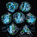 IceForge Dice Canada - Abyss Falls - Elemental Cascade Dice Set