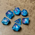 Azure Wisteria – Liquid Core Dice Set