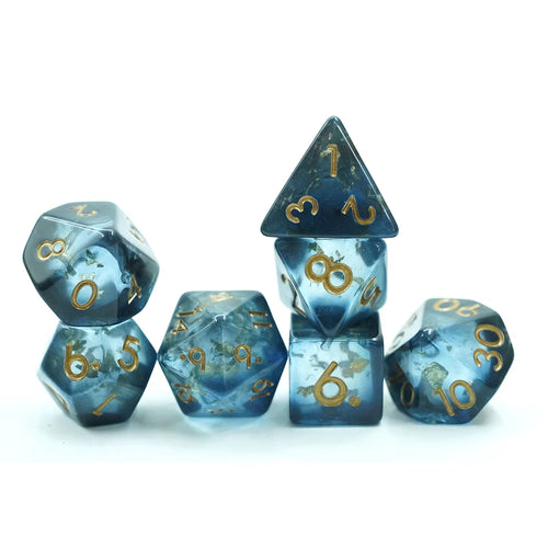 Abyssal Gold – 35g Premium Resin Dice Set
