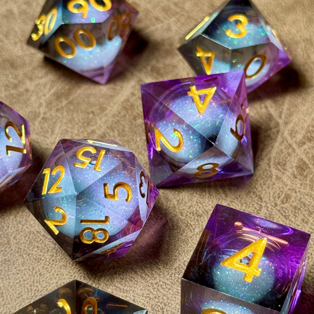 Twilight Nebula – Liquid Core Dice Set