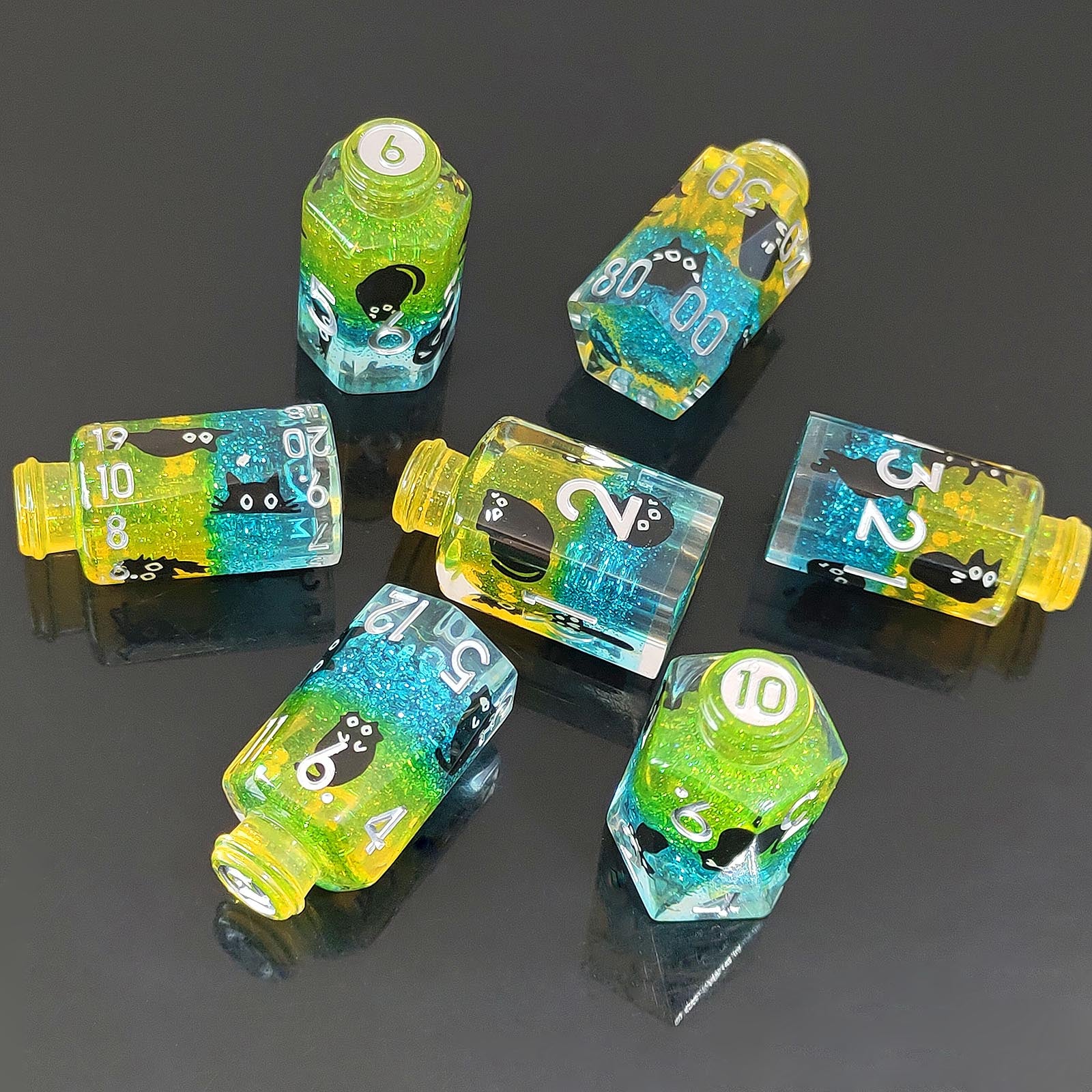 Familiar Whiskers – Potionbound Cats Dice Set