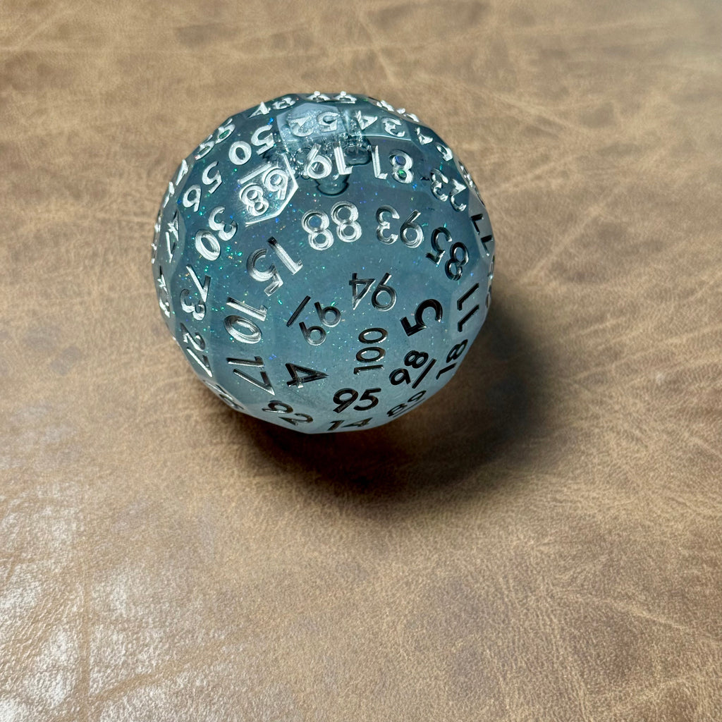 IceForge Dice Canada - Frostveil D100 – Colossus Die (50mm)