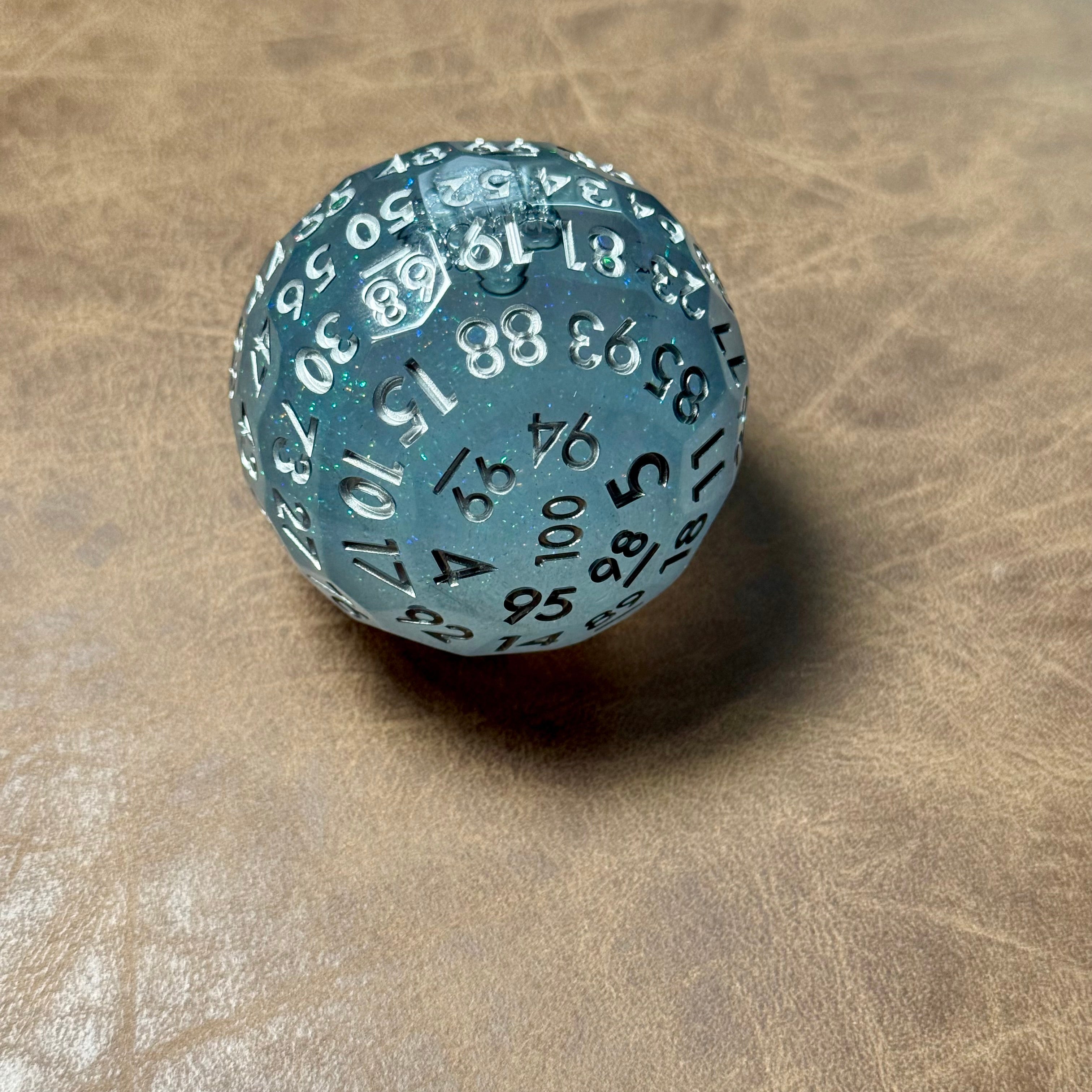 IceForge Dice Canada - Frostveil D100 – Colossus Die (50mm)