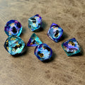 Familiar Whiskers – Aurora Prowl Diamond-Edge Liquid-Core Dice Set