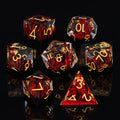 IceForge Dice Canada - Infernal Spire - Elemental Core Dice Set