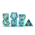 IceForge Dice Canada - Tideglass – Liquid Core Dice Set